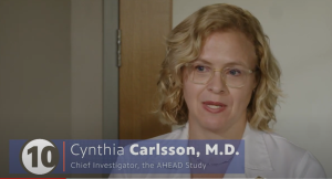 Cynthia Carlsson talks to reporter at PBS Milwaukee